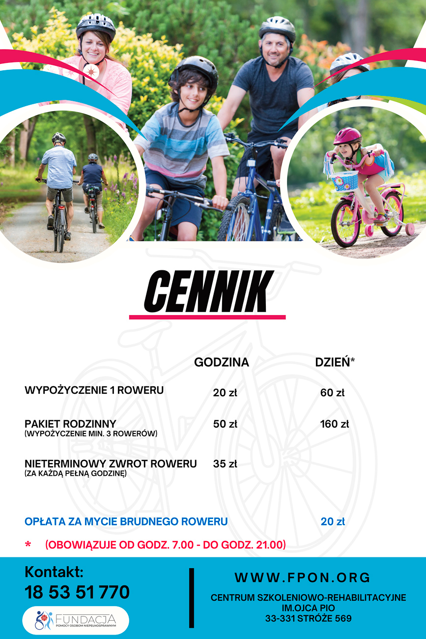 Rowery Cennik 2026 obrazek